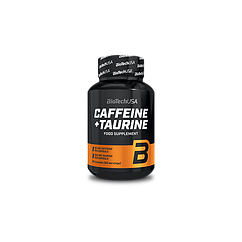 BioTech (USA) Caffeine+Taurine, Кофеїн і таурин (60 капсул.)
