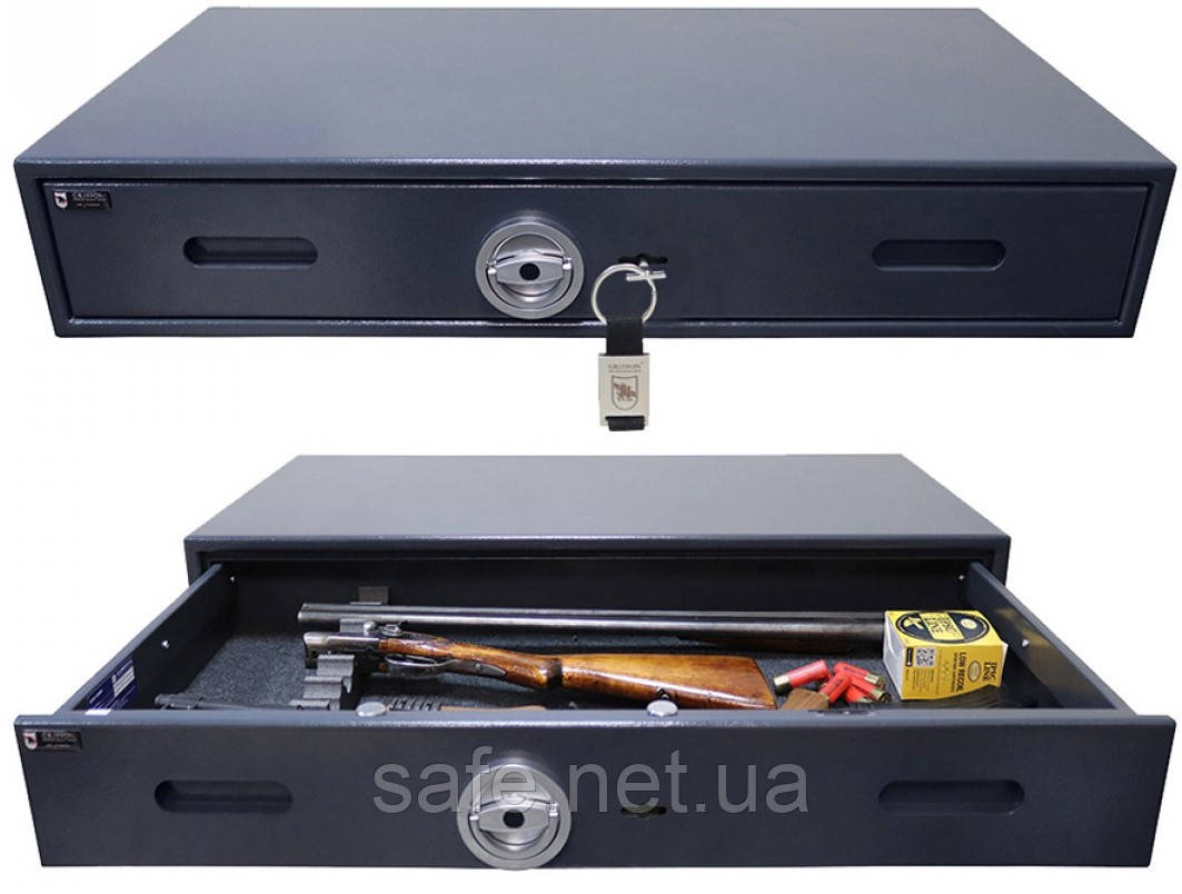 Сейф збройовий Griffon GU.100.K (ВxШxГ:175x1000x510) на 3 рушниці, сейф для рушниці, мисливський сейф