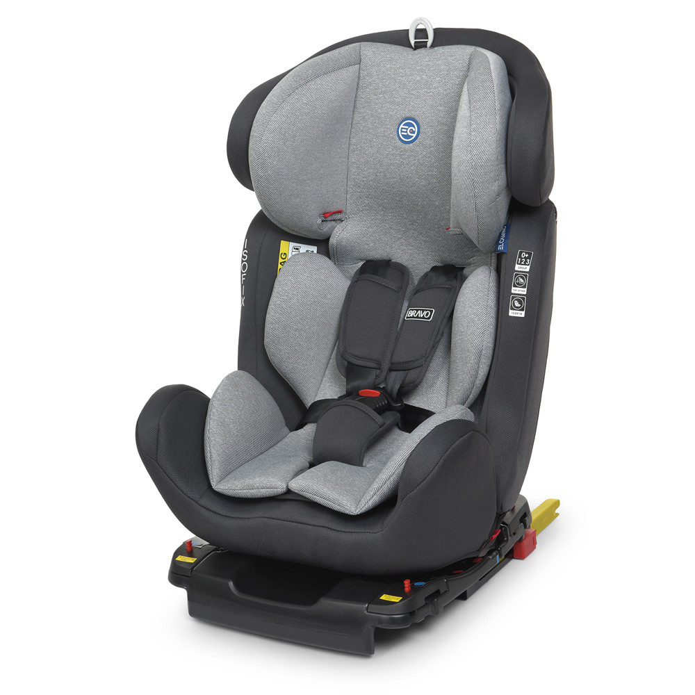 Автокрісло дитяче із ISOFIX Bravo ME 1041 Royal Gray