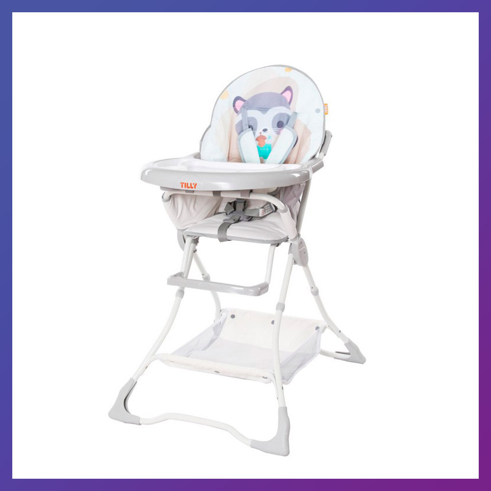 Дитячий стільчик для годування Tilly Buddy T-633/2 Beige Raccoon бежевий, фото 1