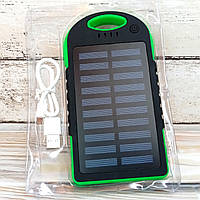 Power Bank Solar Зеленый Фонарь аккумулятор Заряд На солнечной батарее ФОТО