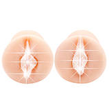Мастурбатор Crazy Bull Emma double vagina masturbator vibro flesh, фото 10