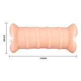 Мастурбатор Crazy Bull Emma double vagina masturbator vibro flesh, фото 2