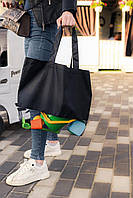 Сумка з сітчастим дном для пісочниці/пляжу чорного кольору VS Thermal Eco Bag