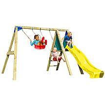 Дитячі гойдалки з гіркою Blue Rabbit DECKSWING, фото 2