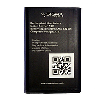Оригинальный аккумулятор ( АКБ / батарея ) для Sigma Mobile X-style 17 Up 600mAh