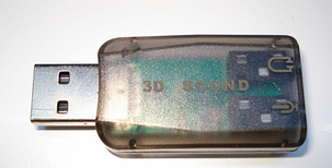 Зовнішня USB звукова карта Sound Audio 3D 3794, фото 2