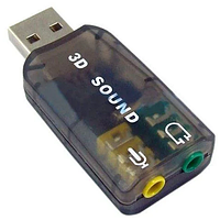 Зовнішня USB звукова карта Sound Audio 3D 3794