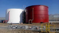 Резервуар вертикальный стальной РВС-500 м3 м.куб для воды с монтажом, изготовление емкостей и резервуаров
