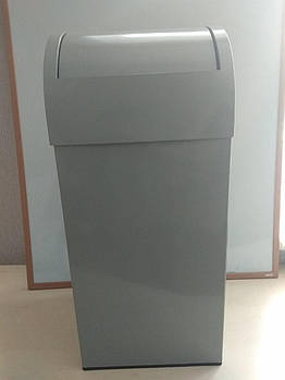 Контейнер для сміття з поворотною кришкою Domaks 0217B1 80 літрів сірий