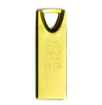 USB-флешка Flash Drive 64 Gb T&G Metal series TG117GD-64G original Золотиста