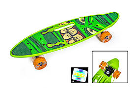 Penny Board З Ручкою "Hulk" колеса, що світяться