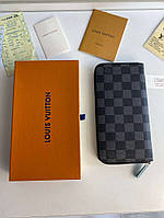 Бумажник Louis Vuitton Zippy Vertical Damier Graphite