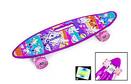 Penny Board З Ручкою "Pony" колеса, що світяться