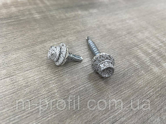 Саморіз для металу 4,8*35 Україна "Біле дерево" 250 шт./уп, фото 1