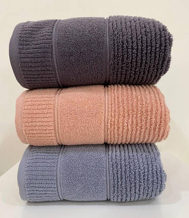 Набір рушників 3 штуки Cestepe MicroCotton Delux 70х140см, 2652, фото 1