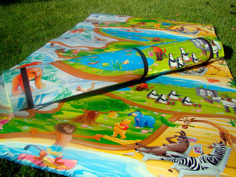 Дитячий ігровий килимок OSPORT Мадагаскар 120x200см (FI-0091)