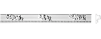 Декоративный фриз из гипса, гипсовый фриз с орнаментом Ф-22 h100 мм