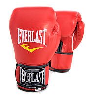 Перчатки боксерские для бокса 8-12 унций на липучке Everlast кожа PU (BO-3987)