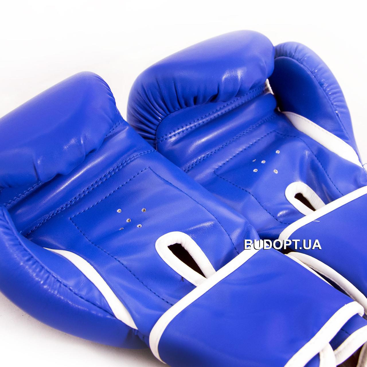 Перчатки боксерские для бокса 8-12 унций на липучке Everlast кожа PU (BO-3987) - фото 4 - id-p259877127