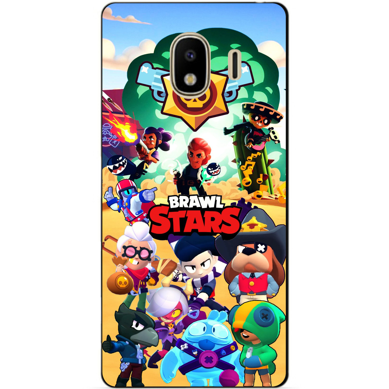 Силиконовый Бампер Чехол для Samsung J4 Galaxy J400 Бравл Старс Силовая ...