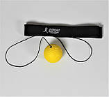 Тренажер fight ball (файт бол) м'ячик для боксу на резинці OSPORT Lite Plus (OF-0007), фото 4