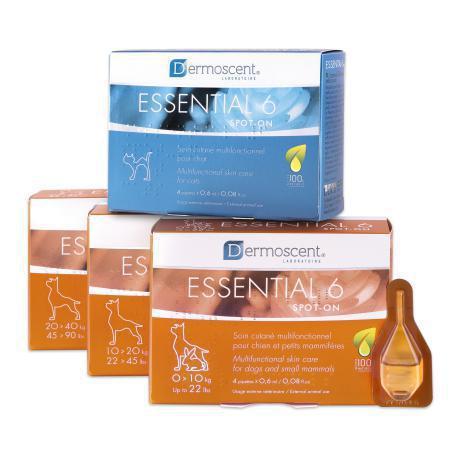 Краплі по догляду за шкірою і шерстю собак Dermoscent ESSENTIAL-6 spot-on for dog (20-40кг)