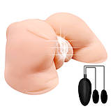 Мастурбатор вагіну та анус з вібрацією Crazy Bull Julie Vagina and Anus Masturbator, фото 3