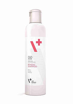 Бензойний шампунь ВетЕксперт VetExpert Benzoic проти жирності шкіри у собак та котів 250 мл