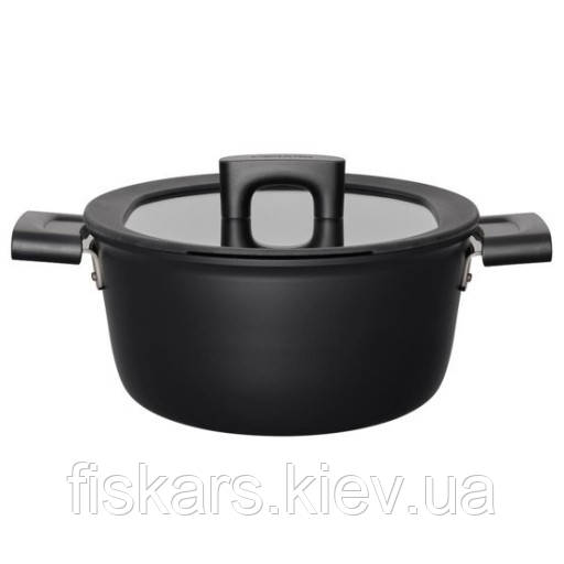 Каструля FISKARS Hard Face 3,5 л з кришкою (1052227)