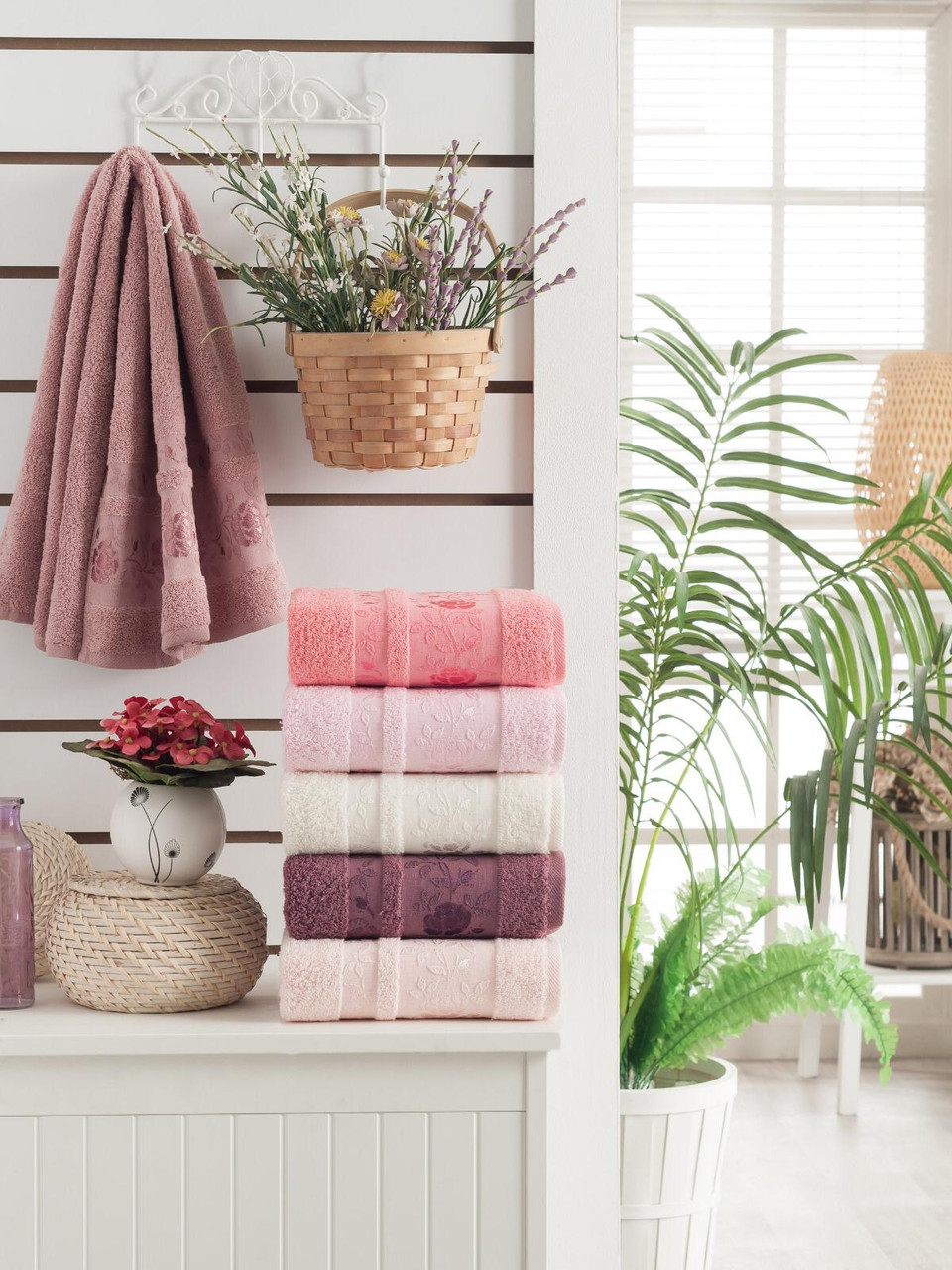 Рушники Şikel Purry Cotton 70х140см, 6шт./упак., 3037