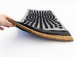 Масажний килимок Аплікатор Кузнєцова + валик масажер для спини/шиї/голови OSPORT Lotus Sun Mat Eco (apl-029), фото 3