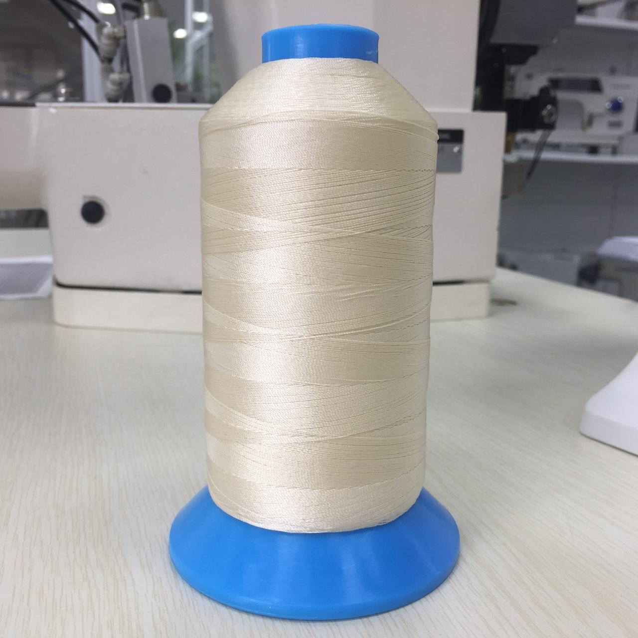 Нитка підвищеної міцності 100% РЕ C 20 колір S-801 бежевий молочний (боб 1500ярдов) Nitex