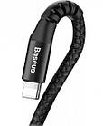 Кабель-пружина Baseus Fish Eye Lightning Cable 2.0 A (1m) Black (calsr-01), фото 4