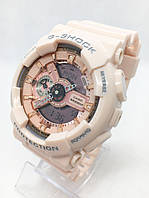 Часы спортивные водостойкие G-SHOCK Casio (Касио), цвет пудровый ( код: IBW654P )