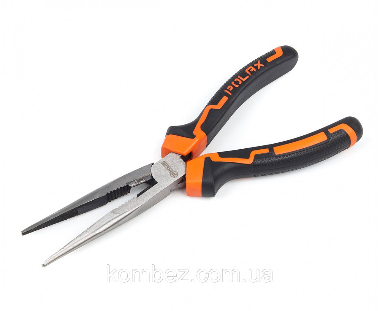 Плоскогубці подовжені прямі 180мм Полакс, фото 1