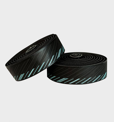 Обмотка руля SILCA Nastro Cuscino Black/Miami Green, фото 1