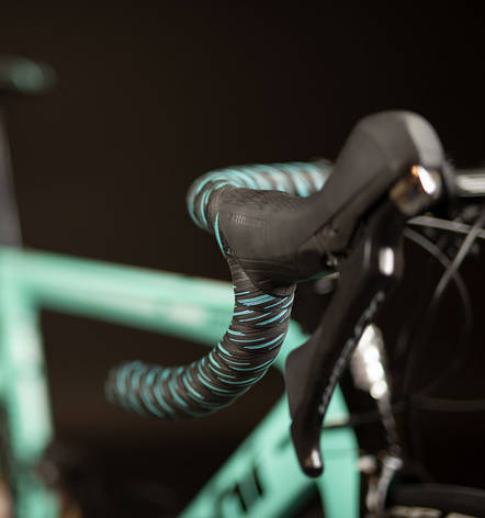 Обмотка руля SILCA Nastro Cuscino Black/Miami Green, фото 3