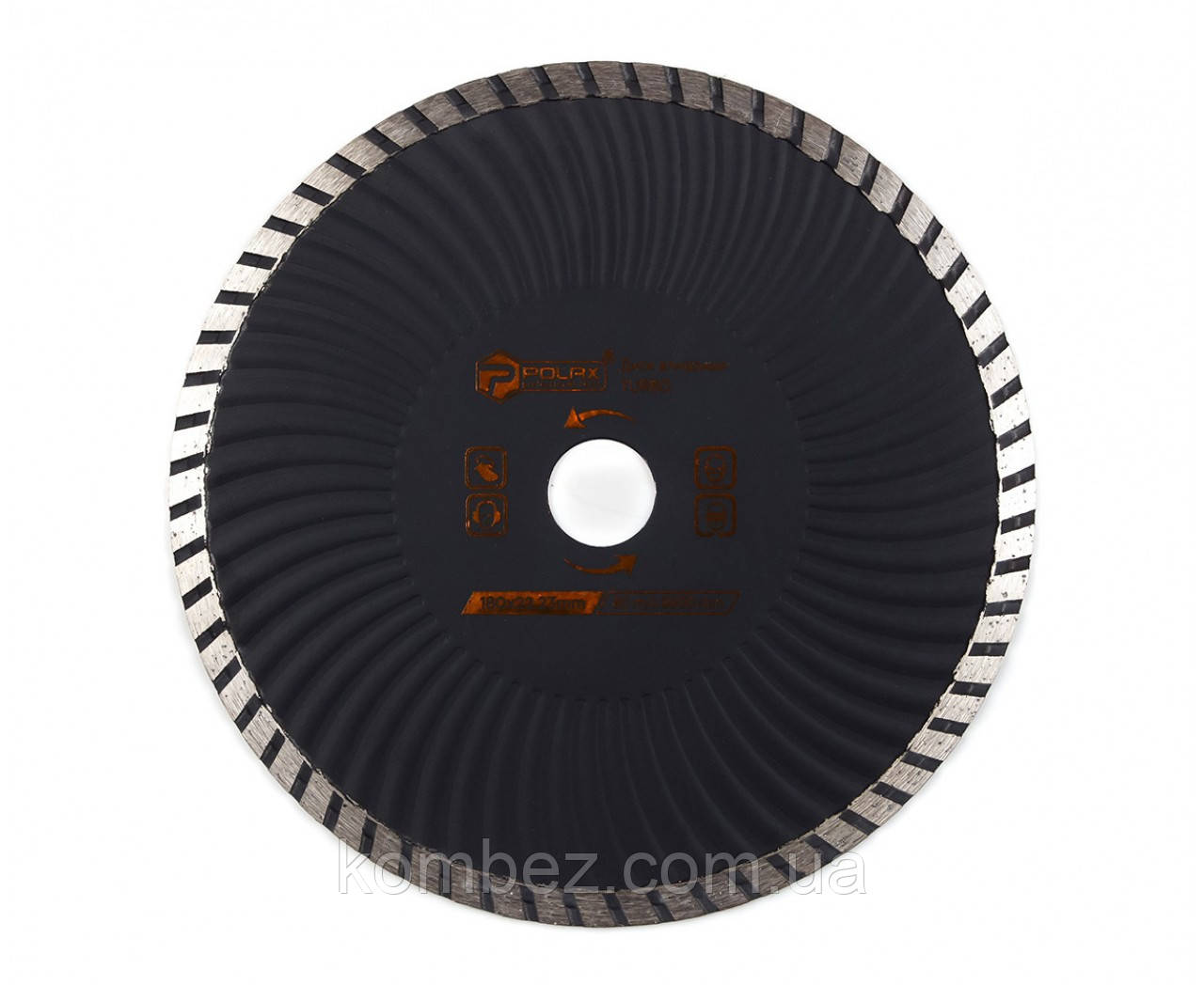 Диск алмазний Tурбо 180x2.4x22.23 Полакс, фото 1