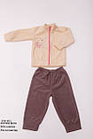 Дитячий костюм (штани та кофта на блискавці) з флісу OBABY (358-501), фото 4