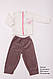 Дитячий костюм (штани та кофта на блискавці) з флісу OBABY (358-501), фото 3