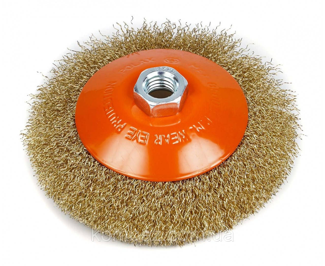 Щітка "Конусна", М14, віт. дріт, 125мм Полакс, фото 1