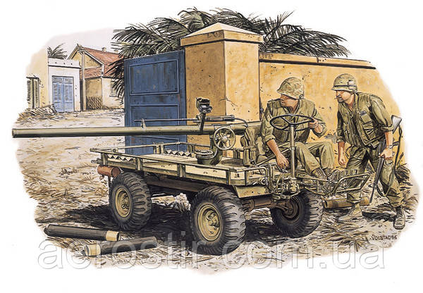 M274 MULE w/106mm R.R. & CREW (HUE CITY 1968) 1/35 Dragon 3315