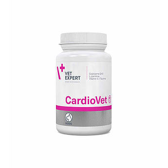 VetExpert CardioVet (Кардіовет)Харчова добавка для підтримки функції серця собак 90 таб