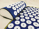 Масажний килимок Аплікатор Кузнєцова + валик масажер для спини/шиї/ніг/стоп/голови/тіла OSPORT (n-0002), фото 7