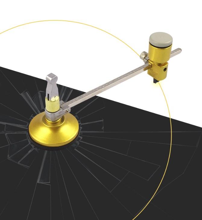 Склоріз, циркуль-склоріз діаметр 9-40 см, різання скла по колу до 400 мм