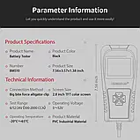 ТЕСТЕР АКБ KINGBOLEN BM510 6V 12V 100-2000 CCA 2AH-220AH аналізатор автомобільних акумуляторів, фото 5