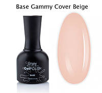 Базовое покрытие для ногтей камуфлирующая база для маникюра Base Gammy Cover Beige Enjoy 10 мл