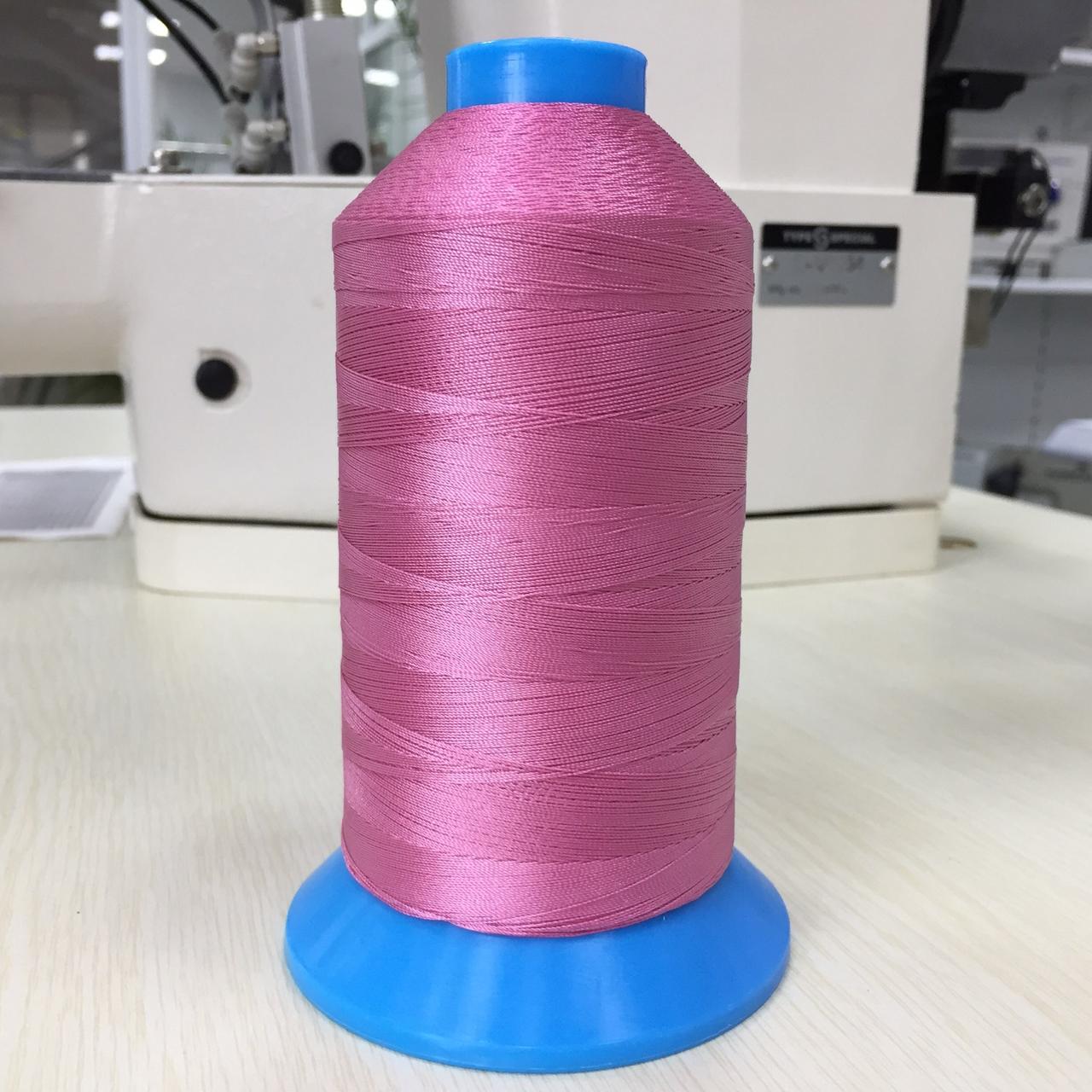 Нитка підвищеної міцності 100% РЕ C 20 колір S-852 рожевий темний (боб 1500ярдов) Nitex