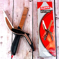 Умный универсальный кухонный нож-ножницы Clever Cutter многофункциональный для измельчения и шинковки ФОТО